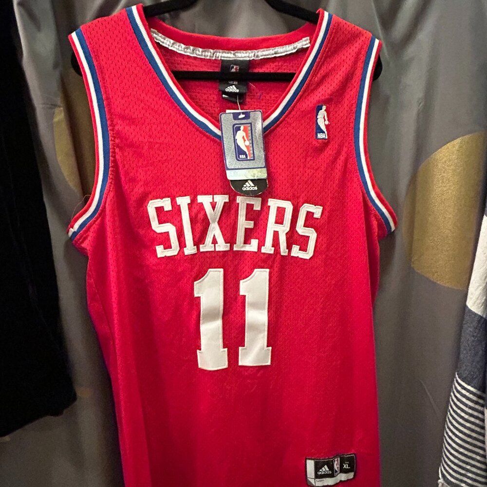 Adidas NBA Store Sixers 11 Holiday Jersey NEW WITH TAGS RARE Mint XL